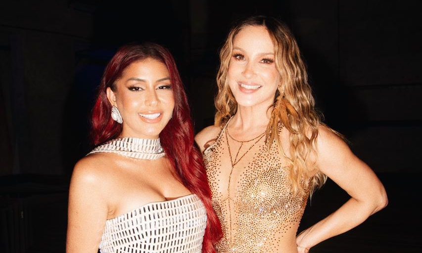 Priscila Senna brilha ao lado de Claudia Leitte em show no Recife