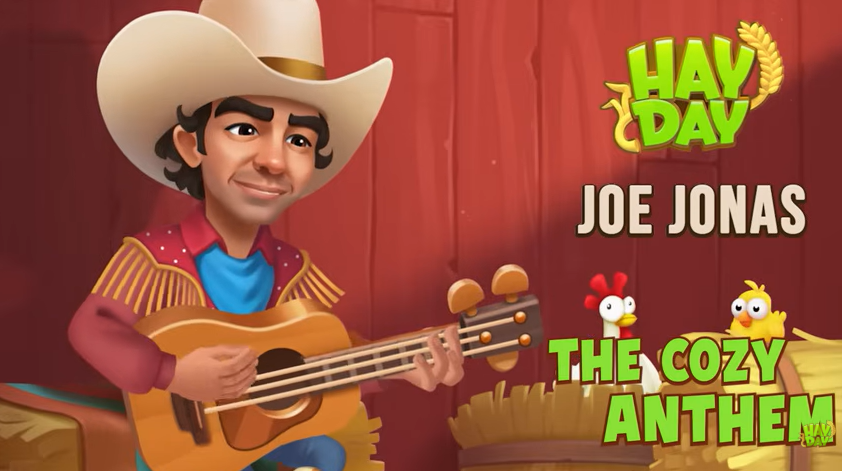 Joe Jonas transforma trilha de Hay Day em música inédita para festival virtual do jogo